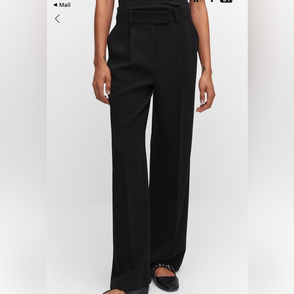 Mango Pleated Trouser - Never Worn/ Sold Out - Picture 3 of 7